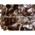 natural dark brown virgin weft hair extension